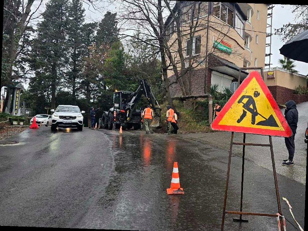 Основной этап ремонта Новороссийского шоссе в Сочи закончится к июню